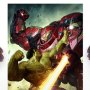 Hulk Vs. Hulkbuster Art Print (Darren Tan)