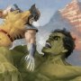 Hulk Vs. Wolverine Art Print (Paolo Rivera)