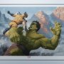 Marvel: Hulk Vs. Wolverine Art Print Framed (Paolo Rivera)