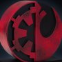 Imperial-Rebel Logo Bookends