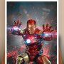 Invincible Iron Man Art Print (Kael Ngu)