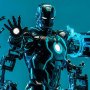 Iron Man Neon Tech With Suit-Up Gantry (Hot Toys)