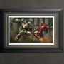 Iron Man Vs. Iron Monger Art Print (Adi Granov)