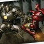 Iron Man Vs. Iron Monger Art Print (Adi Granov)