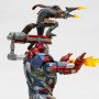 Iron Patriot And Rocket Battle Diorama