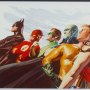 JLA Liberty And Justice Art Print (Alex Ross)