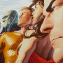 JLA Liberty And Justice Art Print (Alex Ross)