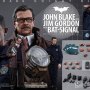 John Blake And Jim Gordon With Bat-Signal