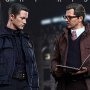 John Blake And Jim Gordon With Bat-Signal