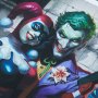 Joker And Harley Quinn Art Print (Alex Pascenko)