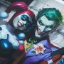 Joker And Harley Quinn Art Print Framed (Alex Pascenko)