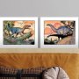 Cretaceous Era Art Print 4-SET (William Stout)