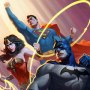 Justice League Trinity Art Print (Alex Pascenko)