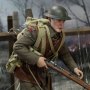 WW1 British Infantry Lance Corporal William & Trench Diorama Set