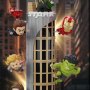 Tony Stark & MARK 7 Suit Pod Mod Stark Tower Series Egg Attack Mini