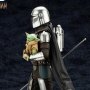 Mandalorian & Grogu With Beskar Staff