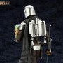 Mandalorian & Grogu With Beskar Staff