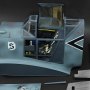 Messerschmitt Bf 109 Cockpit Grey Blue