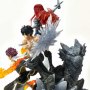 Natsu, Erza, Gray & Happy Prisma Wing