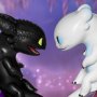Night Fury & Light Fury Egg Attack Mini 2-PACK