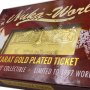 Nuka World Ticket (Gold Plated)