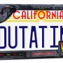 ´Outatime´ DeLorean License Plate