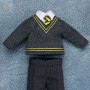 Outfit Set Decorative Parts For Nendoroid Dolls Hufflepuff Uniform Boy