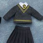 Outfit Set Decorative Parts For Nendoroid Dolls Hufflepuff Uniform Girl