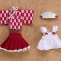 Original Character: Outfit Set Decorative Parts For Nendoroid Dolls Japanese Style Maid Pink