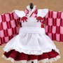 Outfit Set Decorative Parts For Nendoroid Dolls Japanese Style Maid Pink