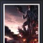 Predator Jungle Hunter Art Print (Fabian Schlaga)