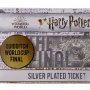 Quidditch World Cup Ticket (Silver Plated)