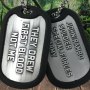 Rambo Dog Tags With Ball Chain Logo