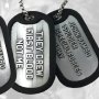 Rambo Dog Tags With Ball Chain Logo