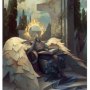 Angelarium: Raziel Scholar Of Infinite Art Print (Peter Mohrbacher)