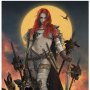 Red Sonja A Savage Sword Art Print (Vance Kelly)