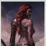 Red Sonja Birth Of She-Devil Post-Battle Bloody Art Print (Jeehyung Lee)