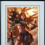 Red Sonja Queen Of Scavengers Art Print (Alex Pascenko)