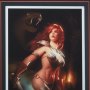 Red Sonja: Red Sonja She-Devil With A Sword Art Print Framed (Alex Garner)