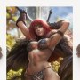 Red Sonja Art Print (Derrick Chew)