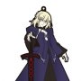 Fate/Grand Order: Saber/Artoria Pendragon (Alter) Rubber Strap