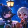 Shion & Nezumi Distant Snowy Night Chibi