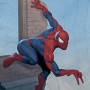 Spider-Man On Wall (Sideshow) (studio)
