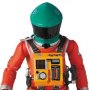 Space Suit Green Helmet & Orange Suit