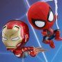 Spider-Man-Homecoming: Spider-Man And Iron Man MARK 47 Cosbaby