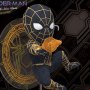 Spider-Man Black & Gold Suit Egg Attack