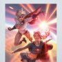 DC Comics: Supergirl And Power Girl Art Print (Alex Garner)