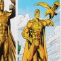Superman Centennial Park Tribute Statue Gold Label