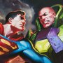 Superman Vs. Lex Luthor Art Print Framed (Alex Pascenko)