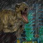 T-Rex Attack Battle Diorama (SET A+B)